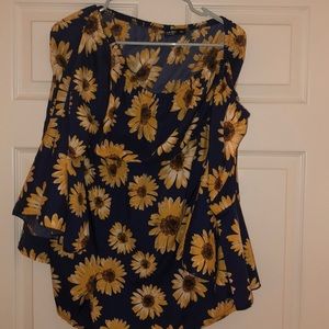 Sunflower romper. Never worn.